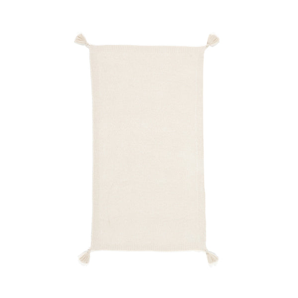 シャーリー スロー（ひざ掛け） 1500×800 アイボリー