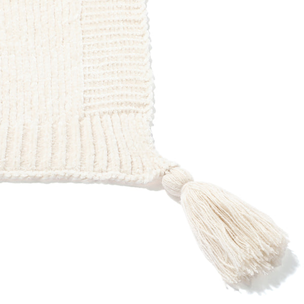 シャーリー スロー（ひざ掛け） 1700×1300 アイボリー