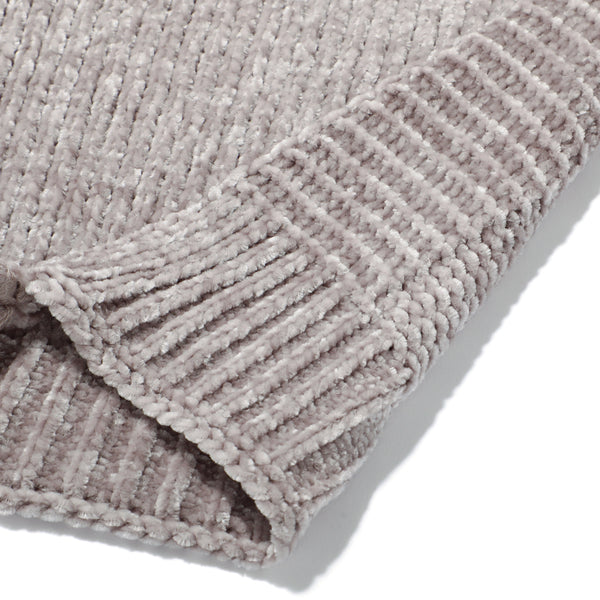 シャーリー スロー（ひざ掛け） 1700×1300 グレー