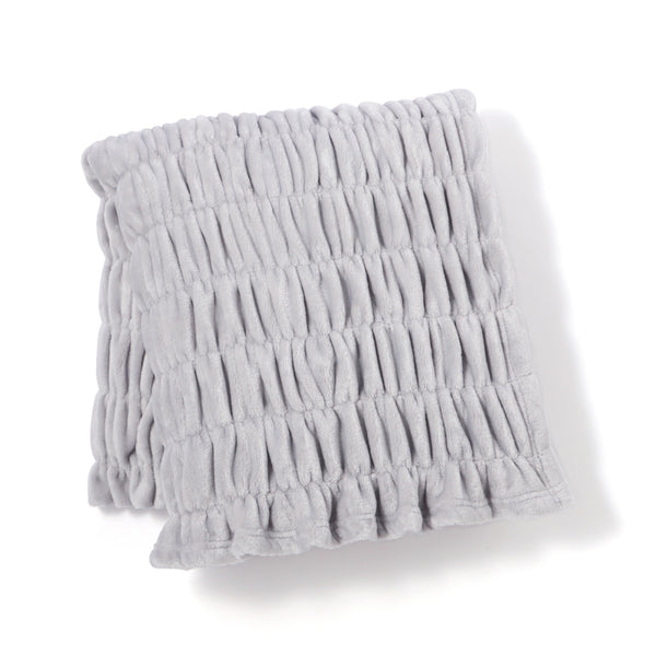 フラッフィーリップル スロー（ひざ掛け） 1700×1300 グレー