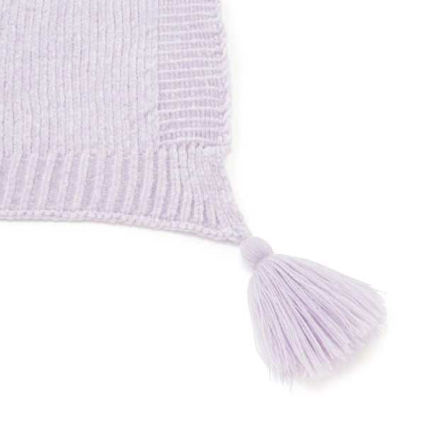 シャーリー スロー（ひざ掛け） 1700×1300 パープル