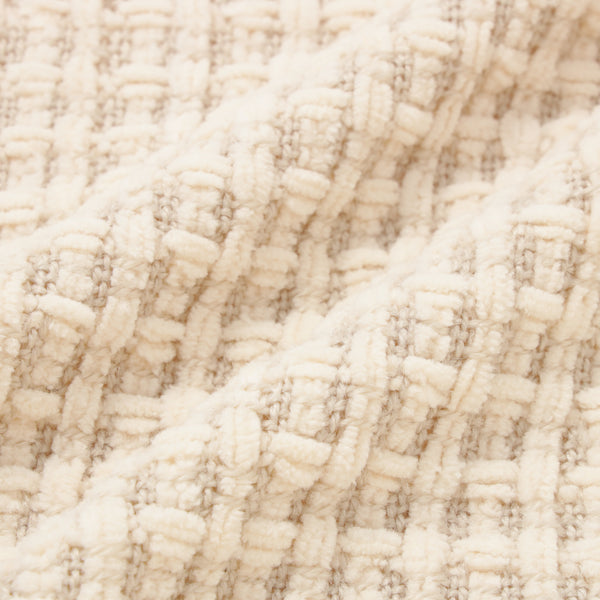 ソフトシェニールスロー（ひざ掛け） 1700×1300 ピンク×ベージュ