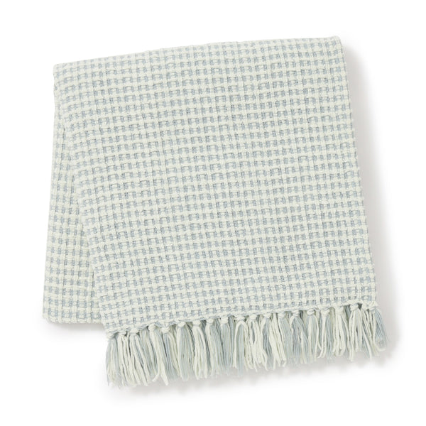 ソフトシェニールスロー 1700×1300 ライトグリーン×ライトブルー