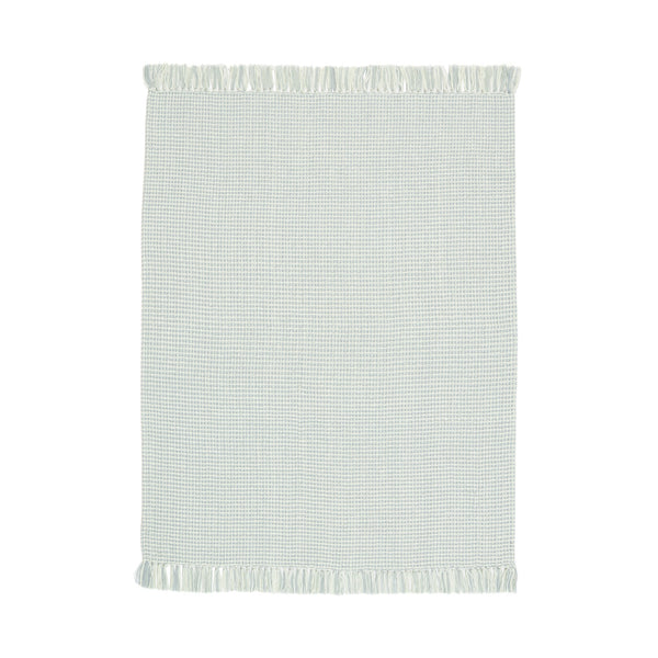 ソフトシェニールスロー 1700×1300 ライトグリーン×ライトブルー