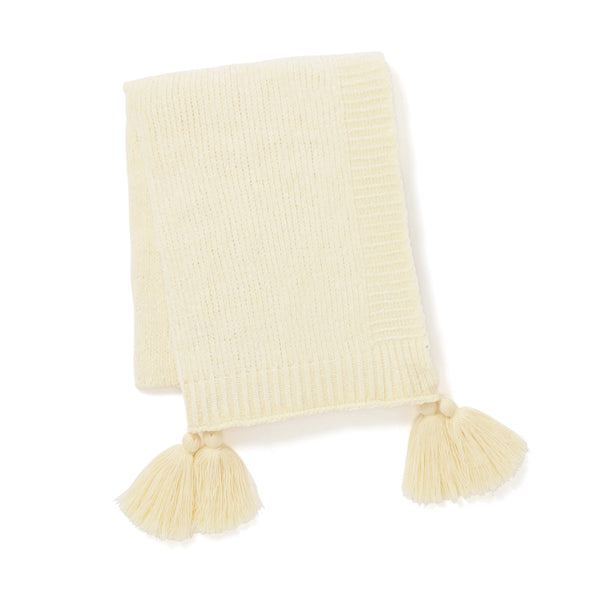 シャーリー スロー（ひざ掛け） 1500×800 ライトイエロー