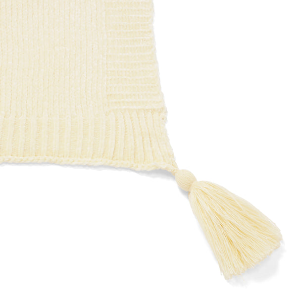 シャーリー スロー（ひざ掛け） 1500×800 ライトイエロー