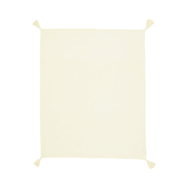 シャーリー スロー（ひざ掛け） 1700×1300 ライトイエロー