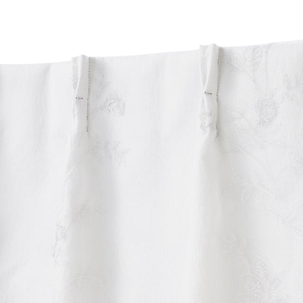 イリス×フローラ ダブルカーテン H1350×W1000 ライトブルー