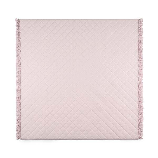 ひんやりキルトラグ フリル L 1850×1850 ピンク