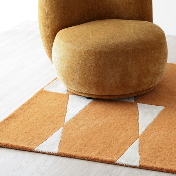 u*8様 ビンテージ　アジアン　オレンジ　フリンジラグ　象　エレファント　エスニ アランカール ラグ M 2000×1400 オレンジ | Francfranc（フランフラン