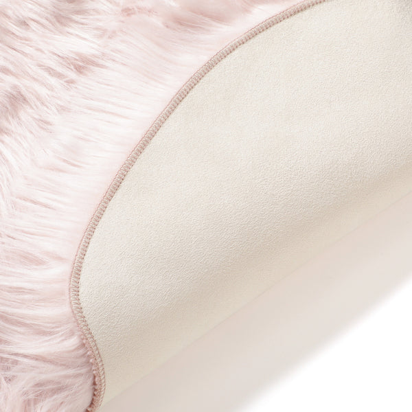 ファーモ ラグ L 1600×900 ライトピンク