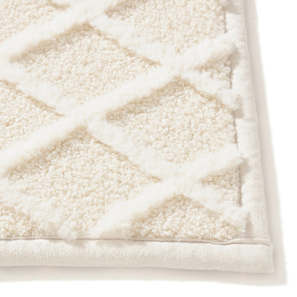 プルマ ホットカーペットラグ L 1900×1900 アイボリー