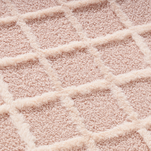 プルマ ホットカーペット ラグ L 1900×1900 ピンク | Francfranc
