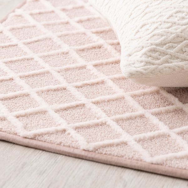 プルマ ホットカーペット ラグ L 1900×1900 ピンク | Francfranc