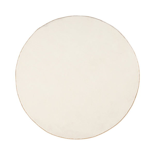 コロラーレ ラウンド ラグ Φ1500 アイボリー×ベージュ | Francfranc