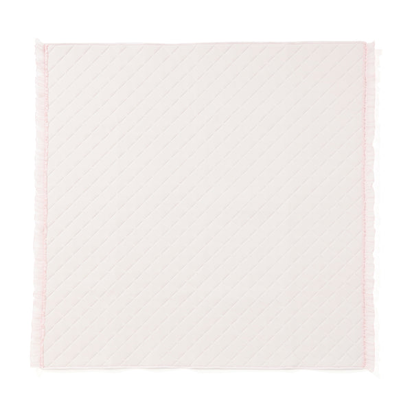 フランフランひんやりキルトラグ（フリル付き）L ひんやりキルトラグ フリル L 1850×1850 ライトピンク | Francfranc