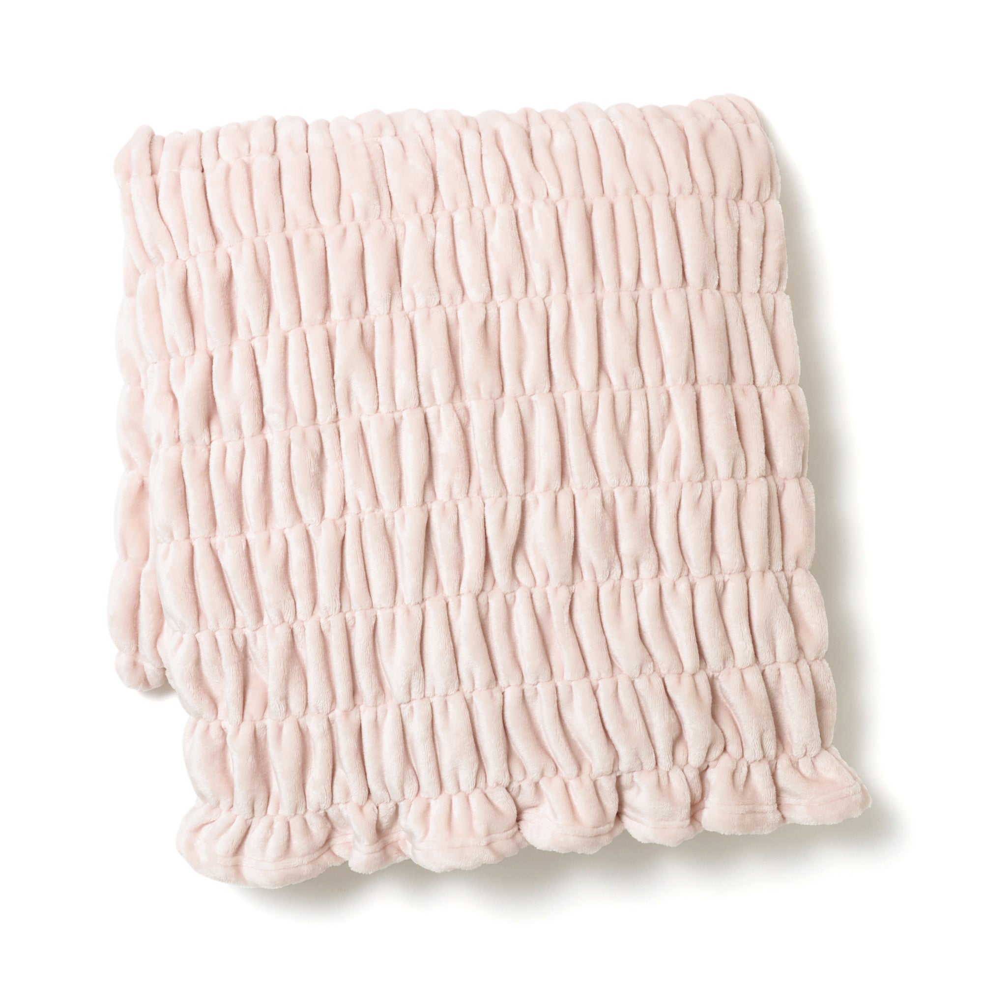 WARMY リップル ブランケット（毛布） ダブル 1800×2000 ピンク 