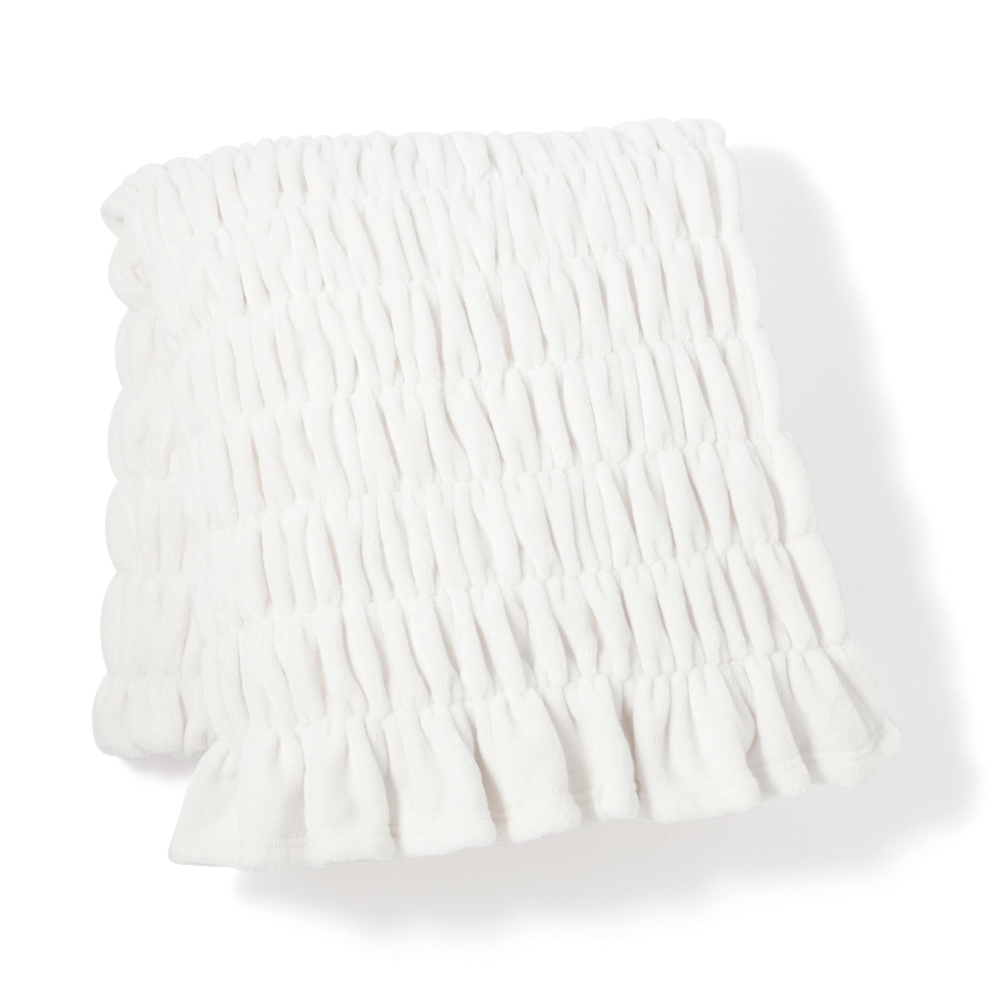WARMY CICA リップル ブランケット（毛布） ダブル 1800×2000 アイボリー