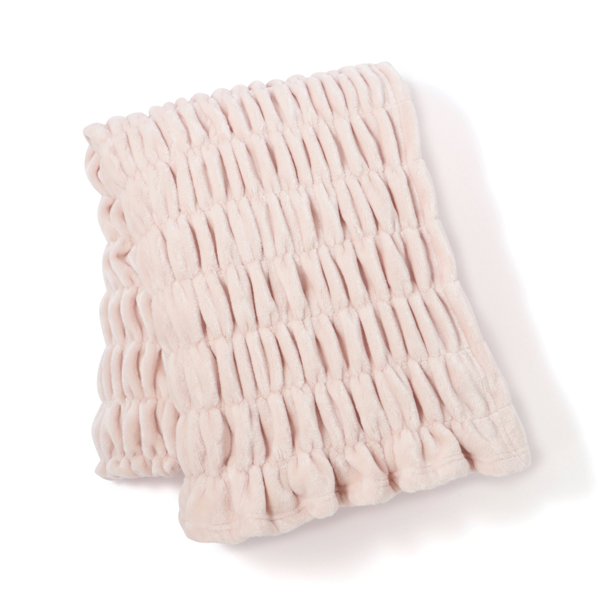 WARMY CICA リップル ブランケット（毛布） シングル 1400×2000 ピンク