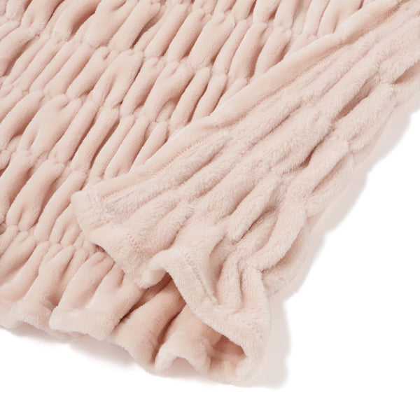 WARMY CICA リップル ブランケット（毛布） ダブル 1800×2000 ピンク