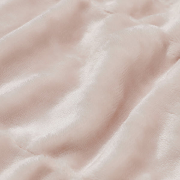 WARMY 中わた入りブランケット リップル（毛布） シングル 1400×2000 ピンク