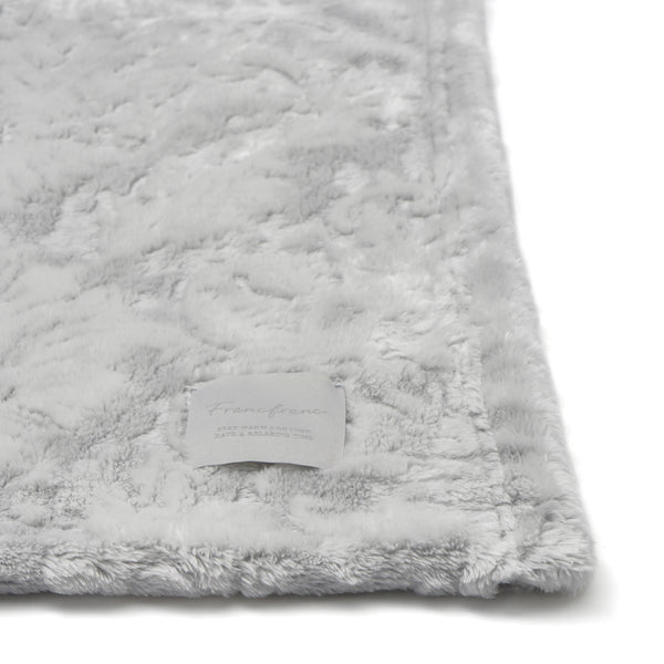WARMY ダマスク ブランケット（毛布） シングル グレー