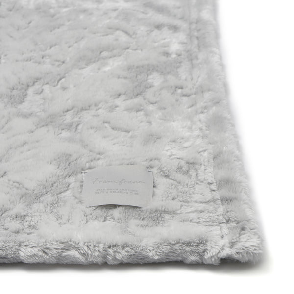 WARMY ダマスク ブランケット（毛布） ダブル グレー