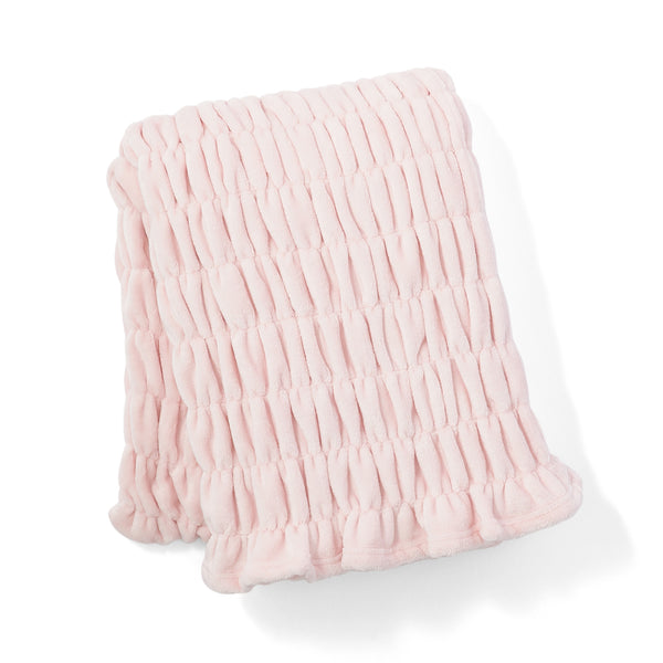 WARMY リップルブランケット（毛布） シングル ピンク