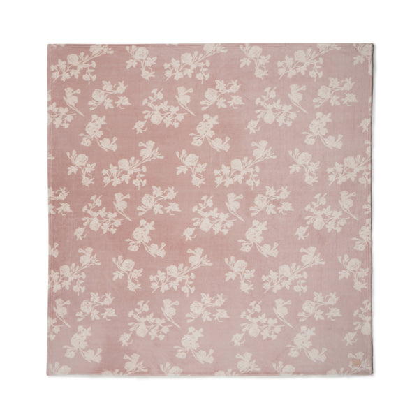 WARMY フラワー ブランケット（毛布） ダブル 1800×2000 ピンク