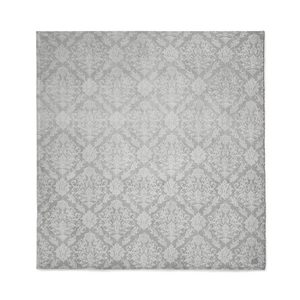 WARMY ダマスク ブランケット（毛布） ダブル 1800×2000 グレー