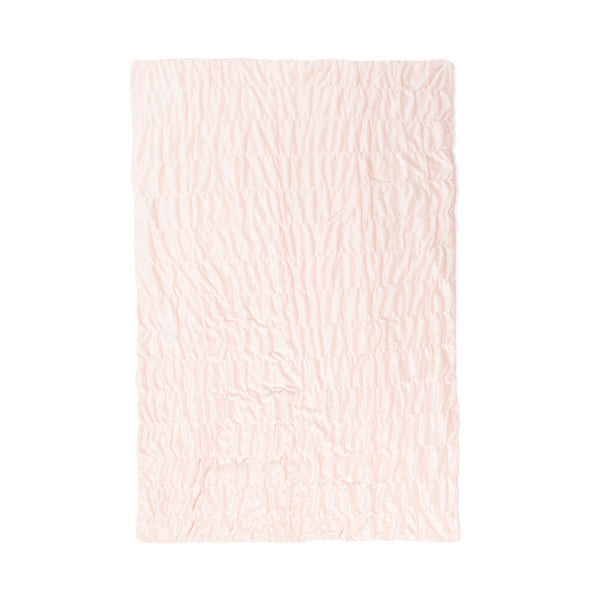 WARMY 中わた入りブランケット リップル（毛布） シングル 1400×2000 ピンク
