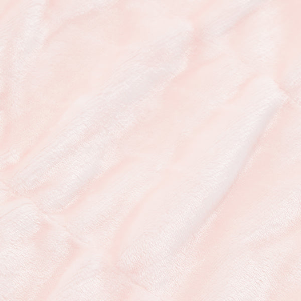 WARMY 中わた入りブランケット リップル（毛布） ダブル 1800×2000 ピンク