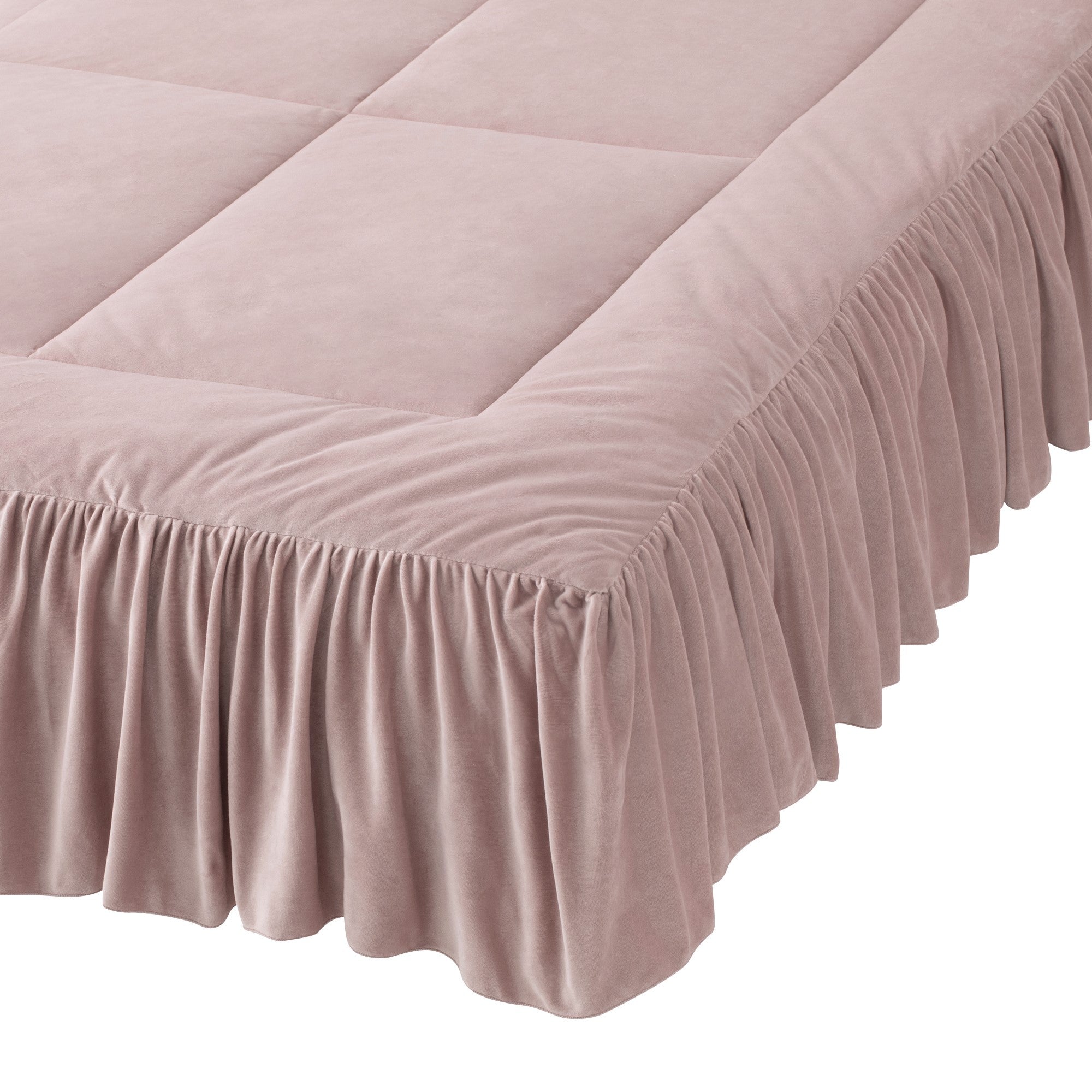 WARMY フリル ベッドパッド シングル ピンク | Francfranc（フラン 