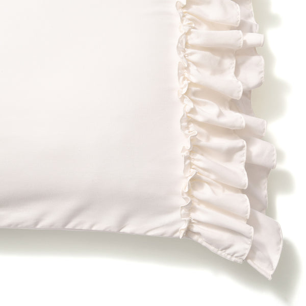 【激安買い】フランフラン　寝具セット　リボン　ホワイト シーツ・カバー