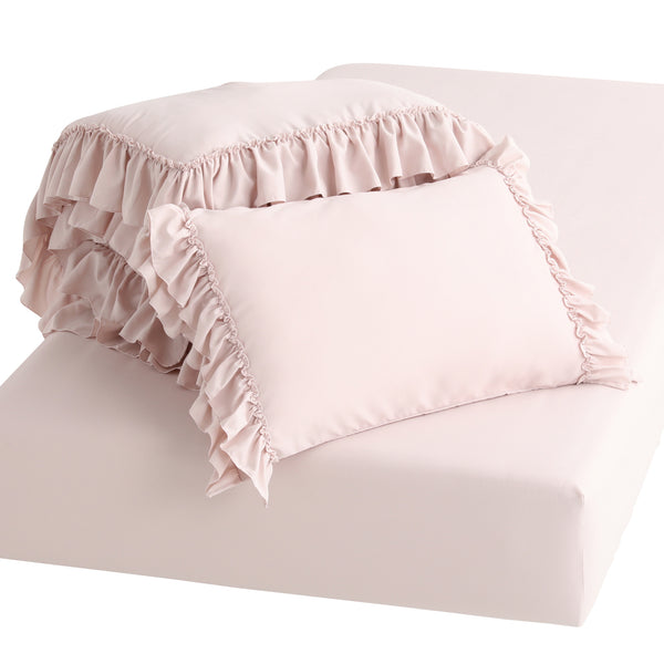 かんたん寝具セット フリル シングル ピンク | Francfranc（フラン 