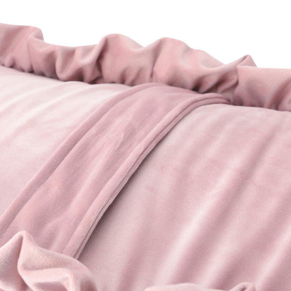 【オンラインショップ限定】かんたん寝具セット プラス フリル シングル ピンク