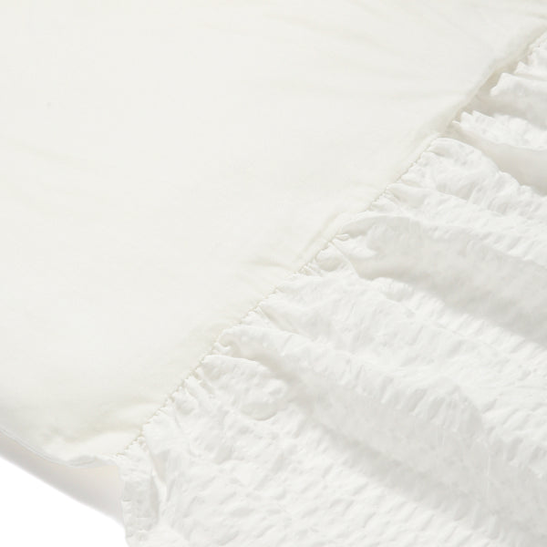 ふわろ冷感ベッドパッド ギャザー ダブル ホワイト | Francfranc 