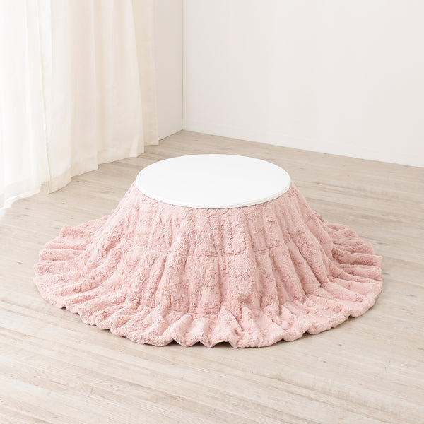 【オンラインショップ限定】ボティーヌ こたつ布団 円形 φ1900 ピンク