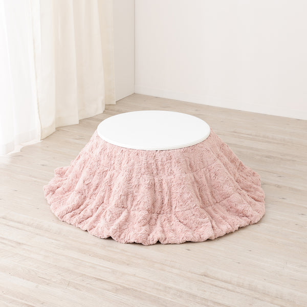 オンラインショップ限定】ボティーヌ こたつ布団 円形 φ1700 ピンク