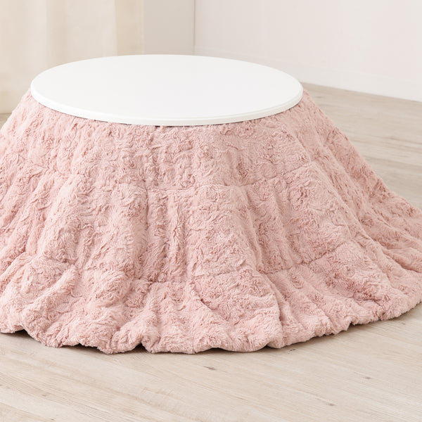 オンラインショップ限定】ボティーヌ こたつ布団 円形 φ1700 ピンク