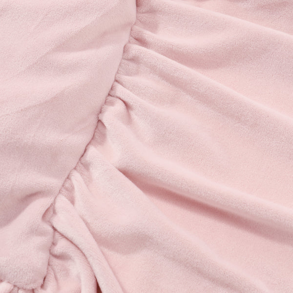 WARMY アルガンオイル加工フリル掛け布団カバー シングル ピンク WARMY アルガンオイル加工 フリル 掛け布団カバー シングル ピンク