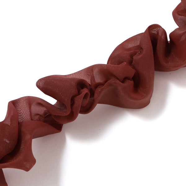 コードジュエリー オーガンジー ブラウン