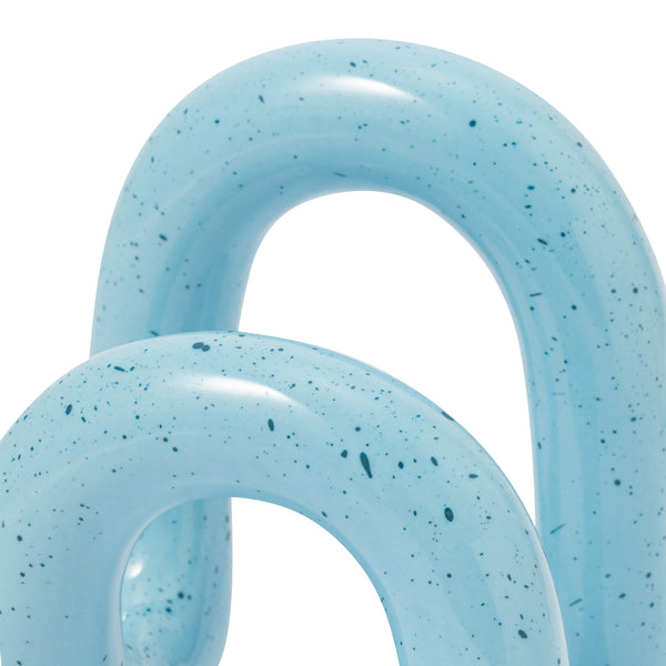 セラミック ブックエンド バイカラー 2個セット ブルー