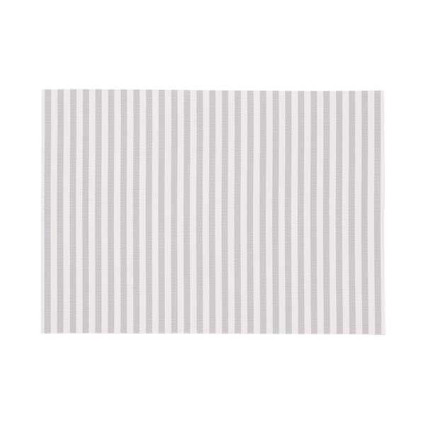 〈新品〉フランフラン ランチョンマット 1枚 ランチマット ストライプ PVC？ ストライプ ランチマット グレー | Francfranc（フランフラン）公式