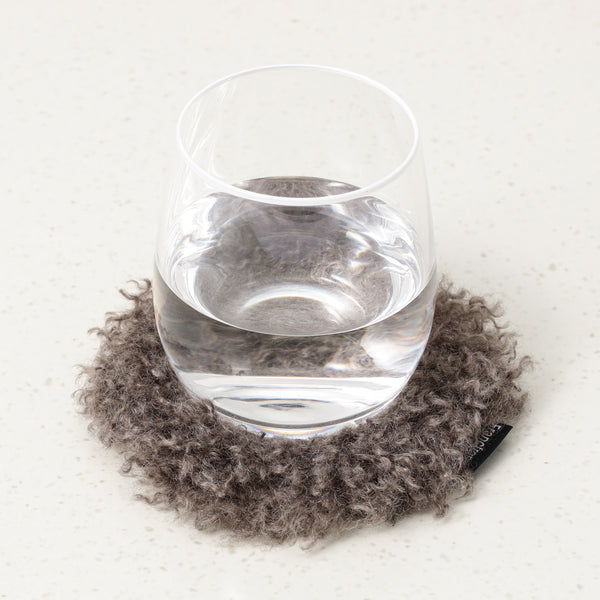 ファー コースター ブラウン