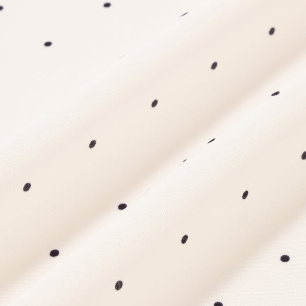 ドットフリル フルエプロン アイボリー