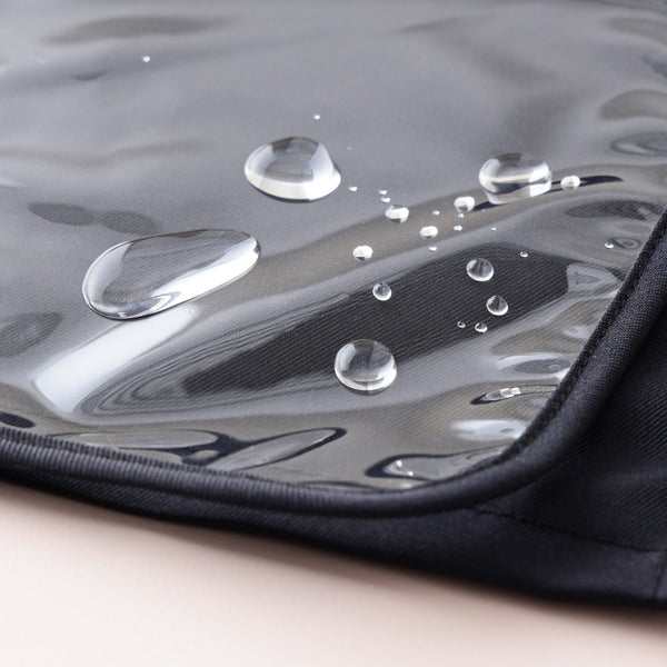 2WAY お掃除 フルエプロン ブラック