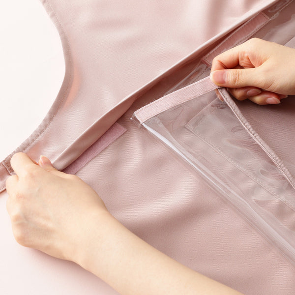 2WAY お掃除 フルエプロン ブラック