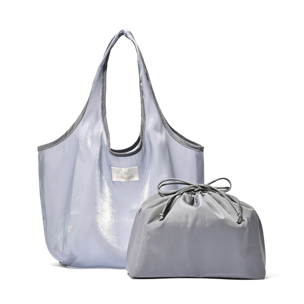 取り外しできるランチバッグ オーガンジー ダークブルー