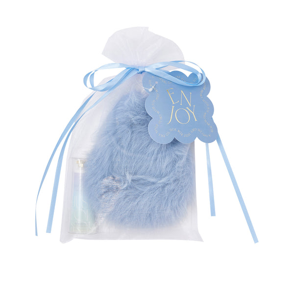 ハンドクリーム＆チャームセット ブルー (ホワイトティーの香り)